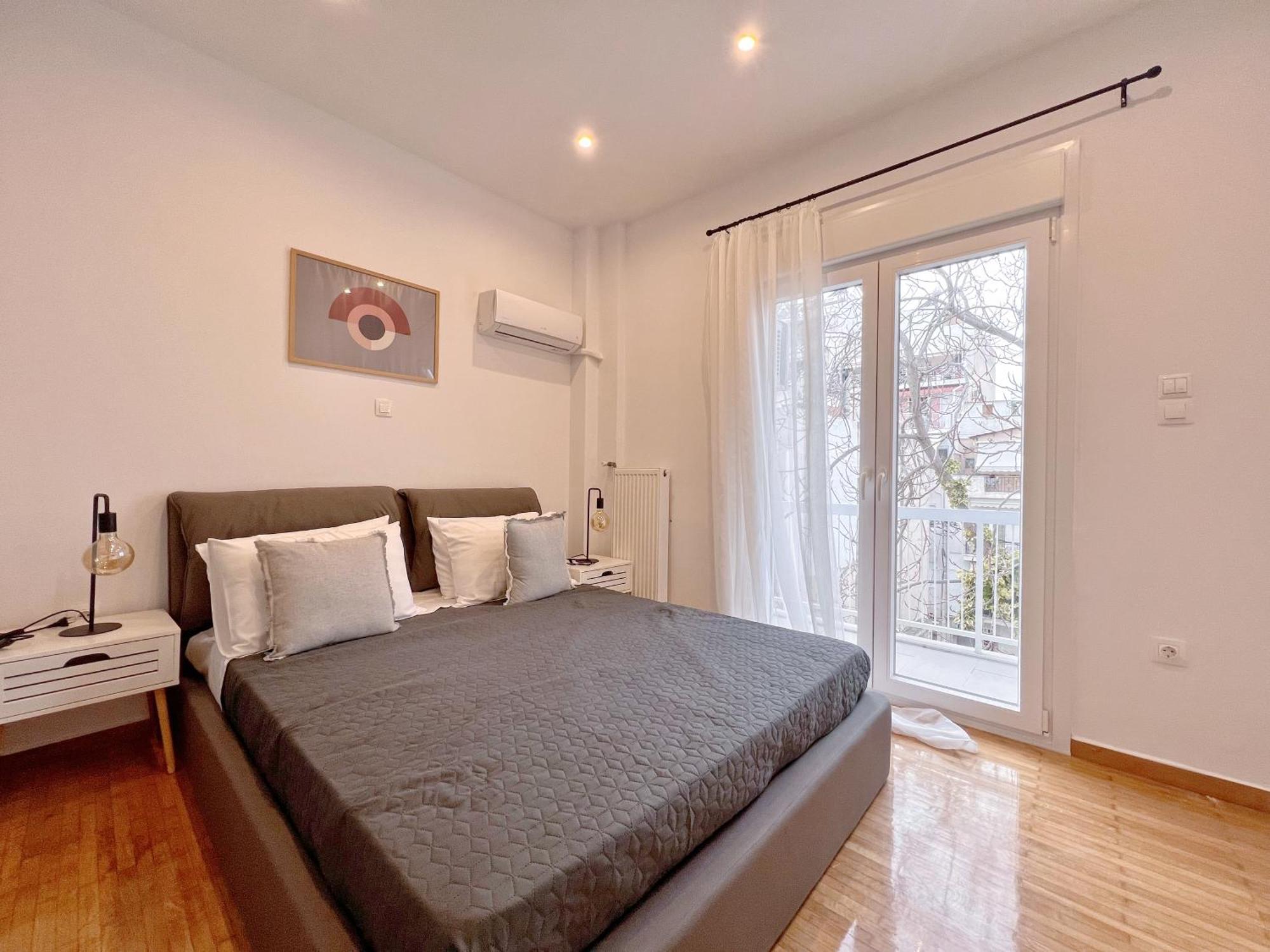 Wsd Piraeus Amazing Luxury Boutique 2Bd Apartment With Balcony Exteriör bild